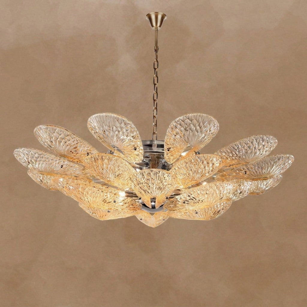 Bella Murano Glass Flower Chandelier