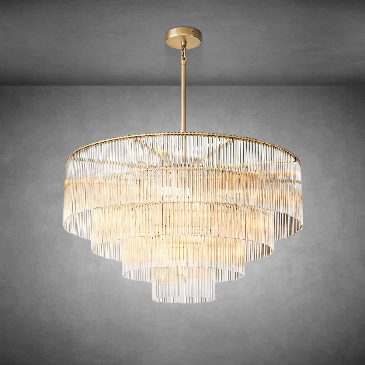 HA Amadeo Round Chandelier 40" for living room