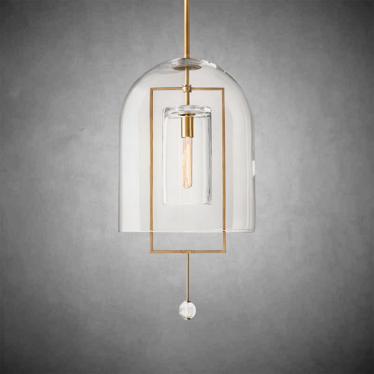 Donie Modern Glass Bell Shade Pendant Light