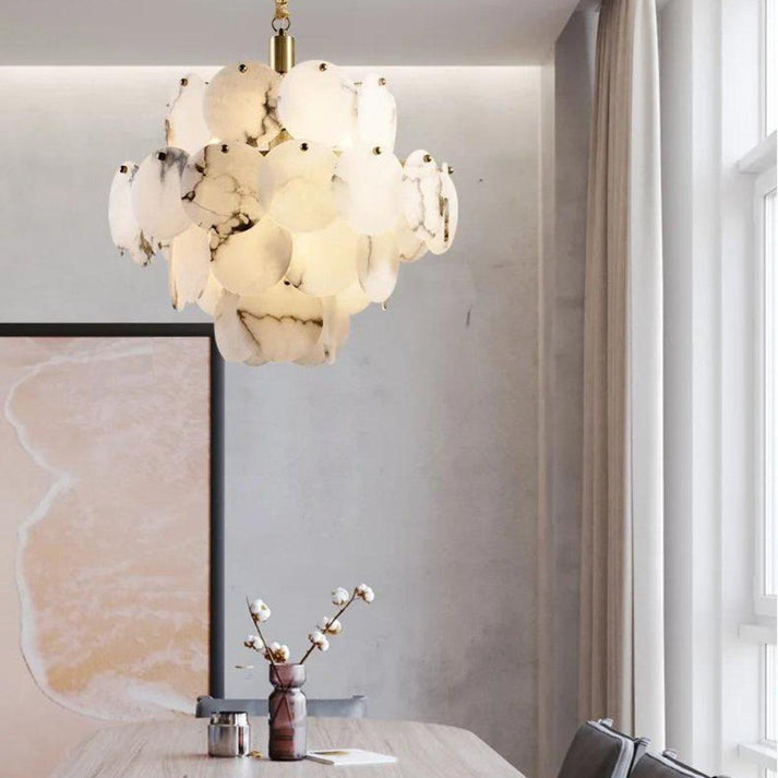 Caelum Alabaster Chandelier Light