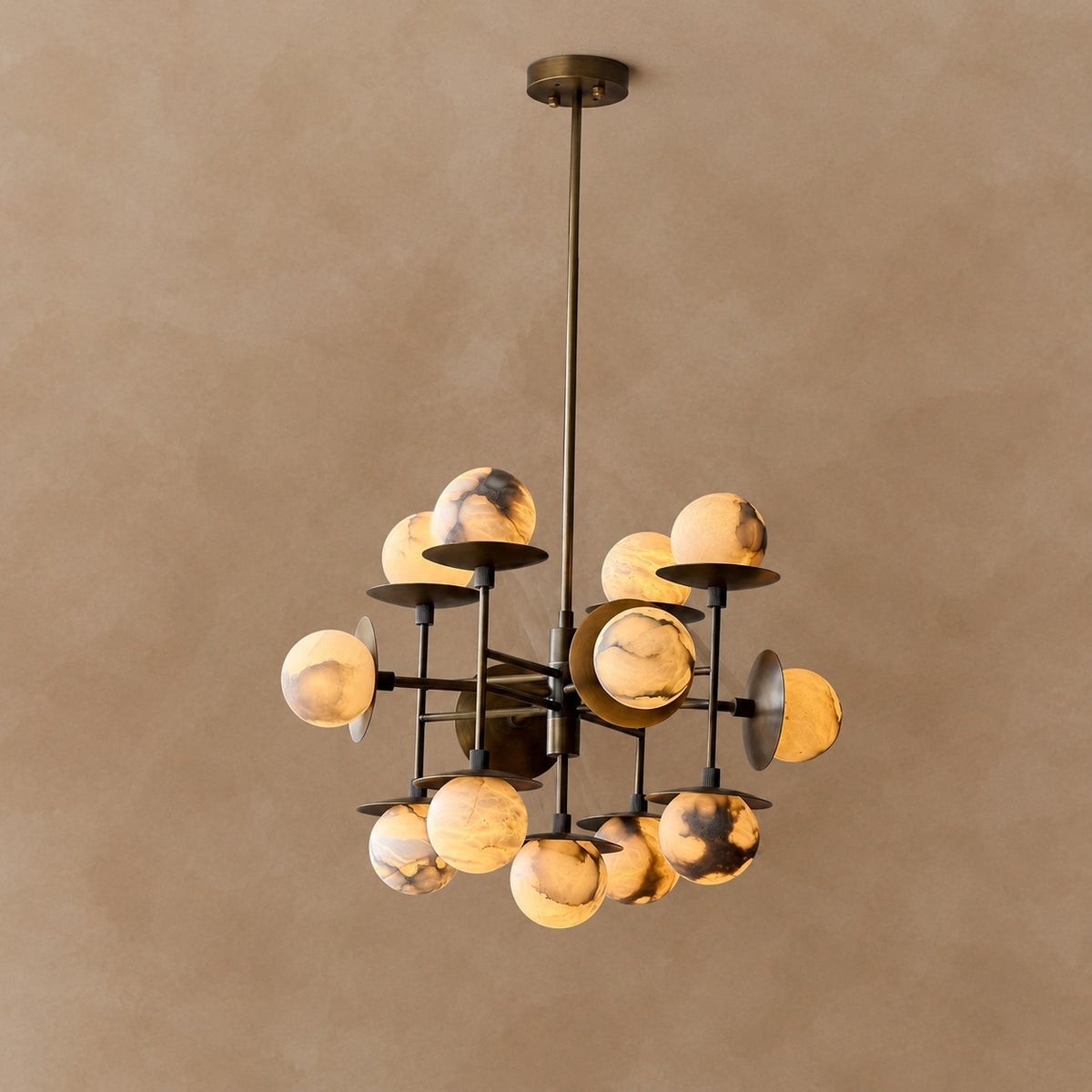Cara Alabaster Chandelier 23.6"
