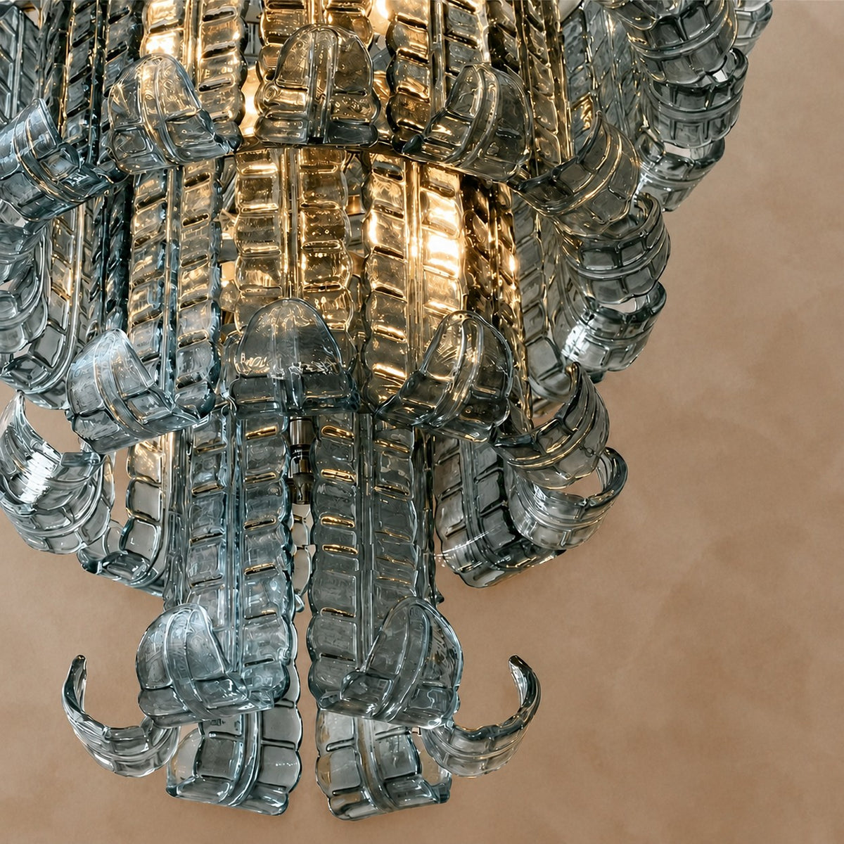 Celestine Tiered Murano-Style Glass Chandelier