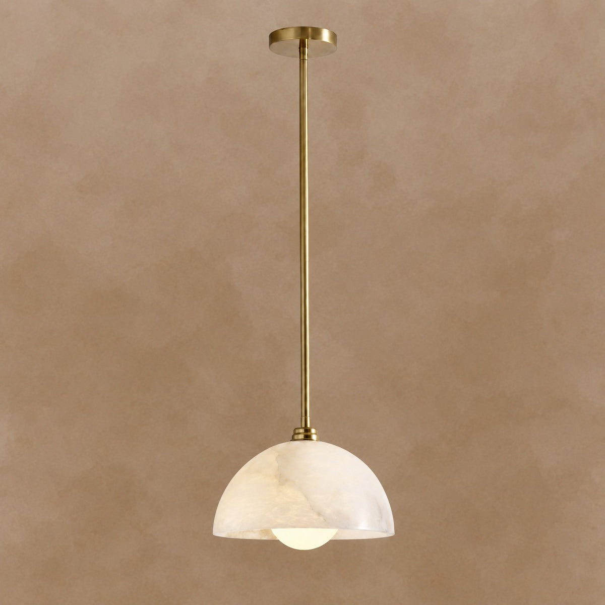 Celestine Vintage Marble Dome Mini Pendant Light 11.8"