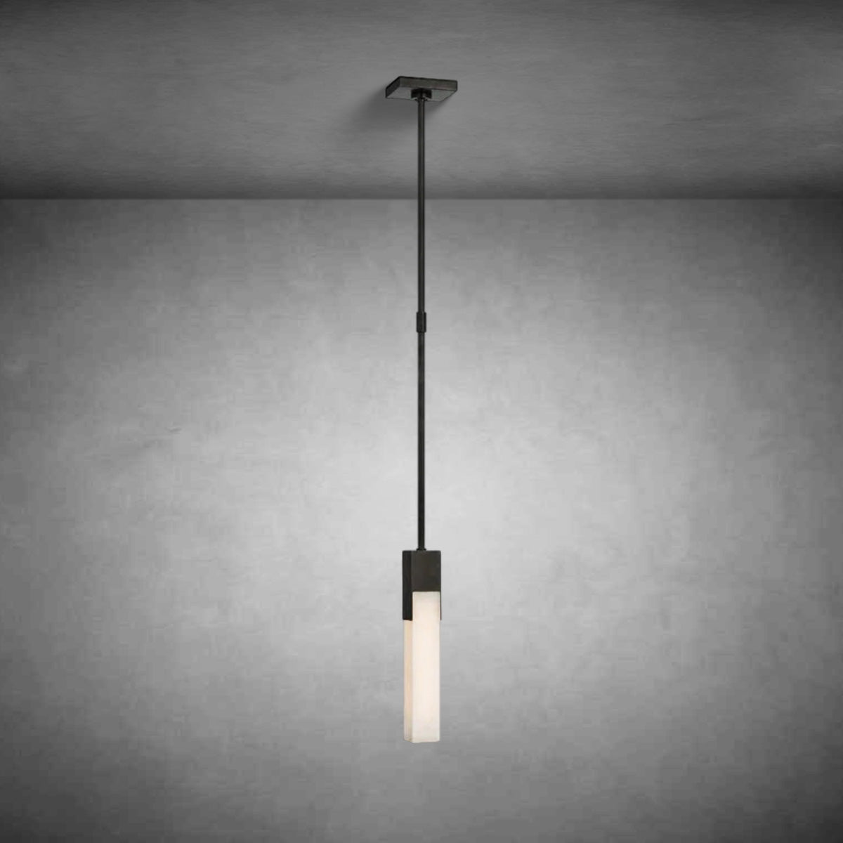 chandan Alabaster Mini Kitchen Island Pendant Lamp