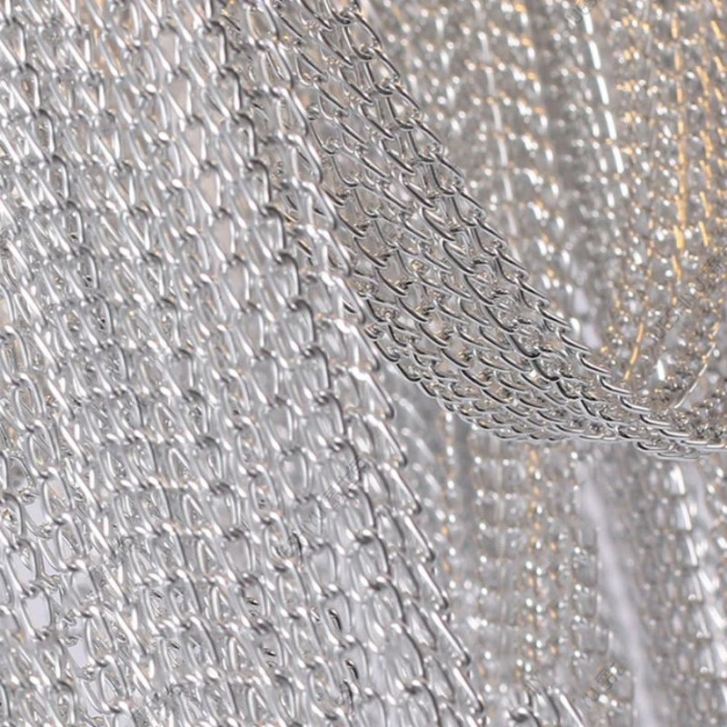 Trace Modern Aluminum Chain Tassel Chandelier Lighting