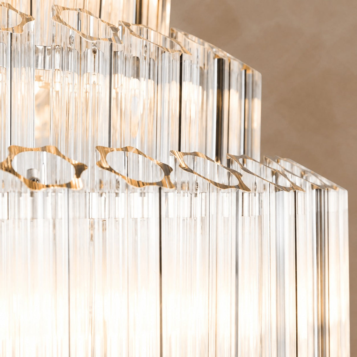 Clear Grande Palermo Chandelier 31.5"