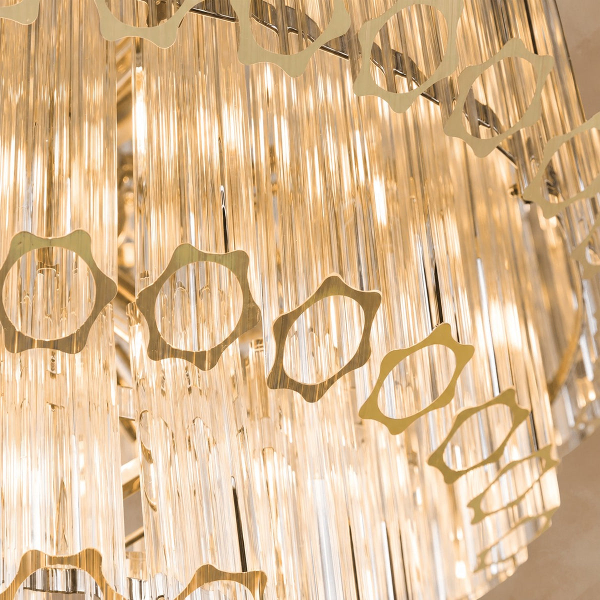 Clear Grande Palermo Chandelier 31.5"