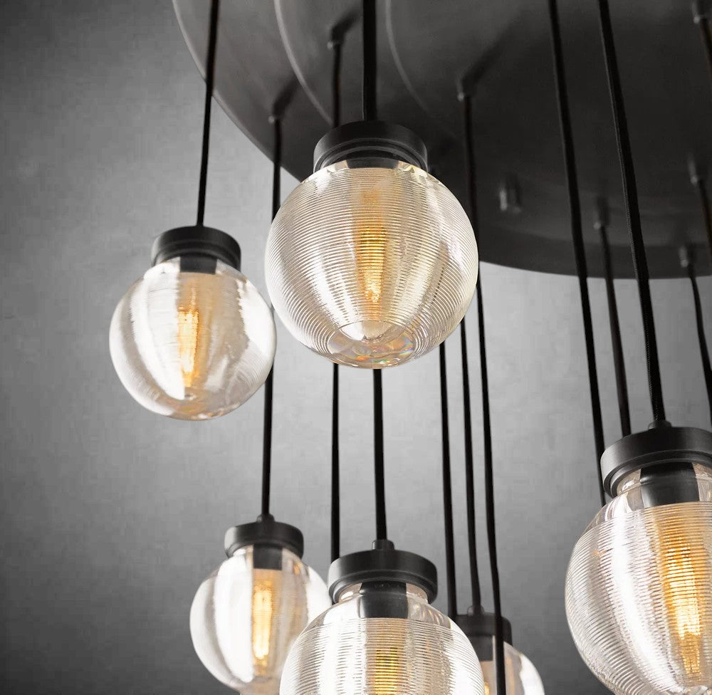 Peal Round Chandelier 38"48"60"