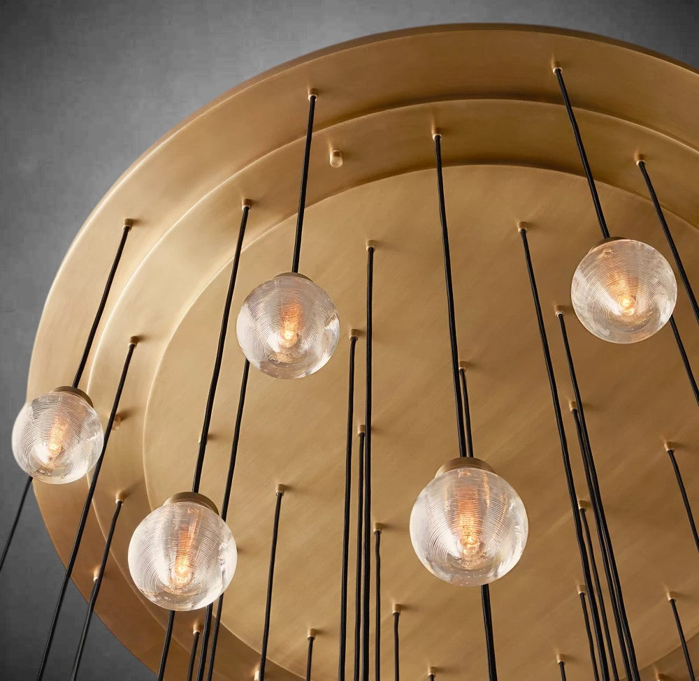 Peal Round Chandelier 38"48"60"