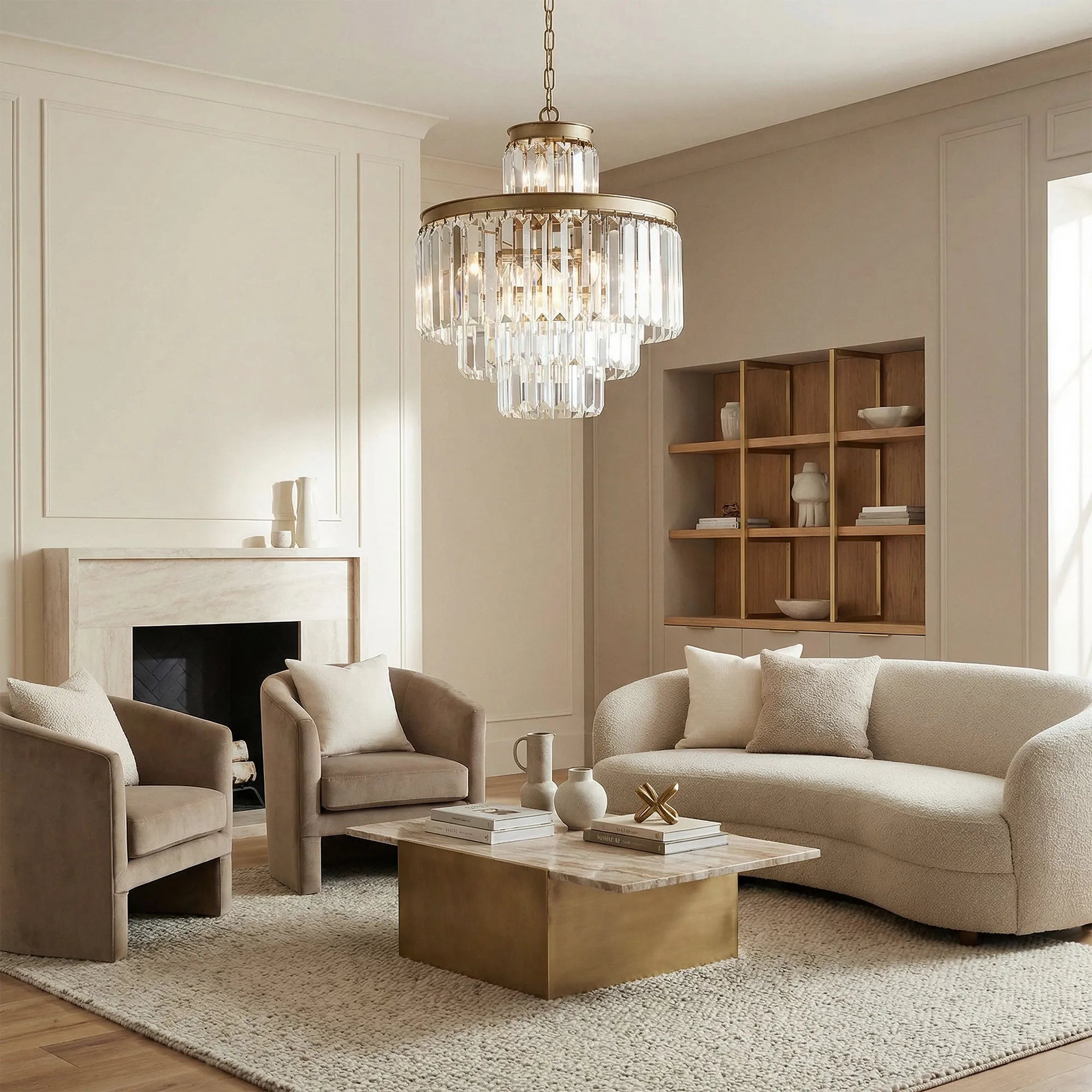 Leyland Tiered Round Chandelier Lighting