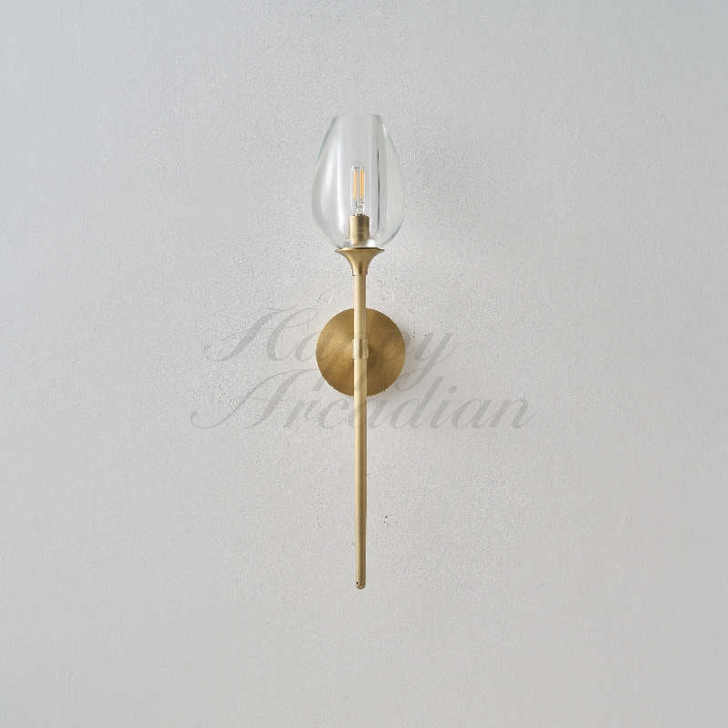 Harper Tulpe Modern Glass Wall Sconce