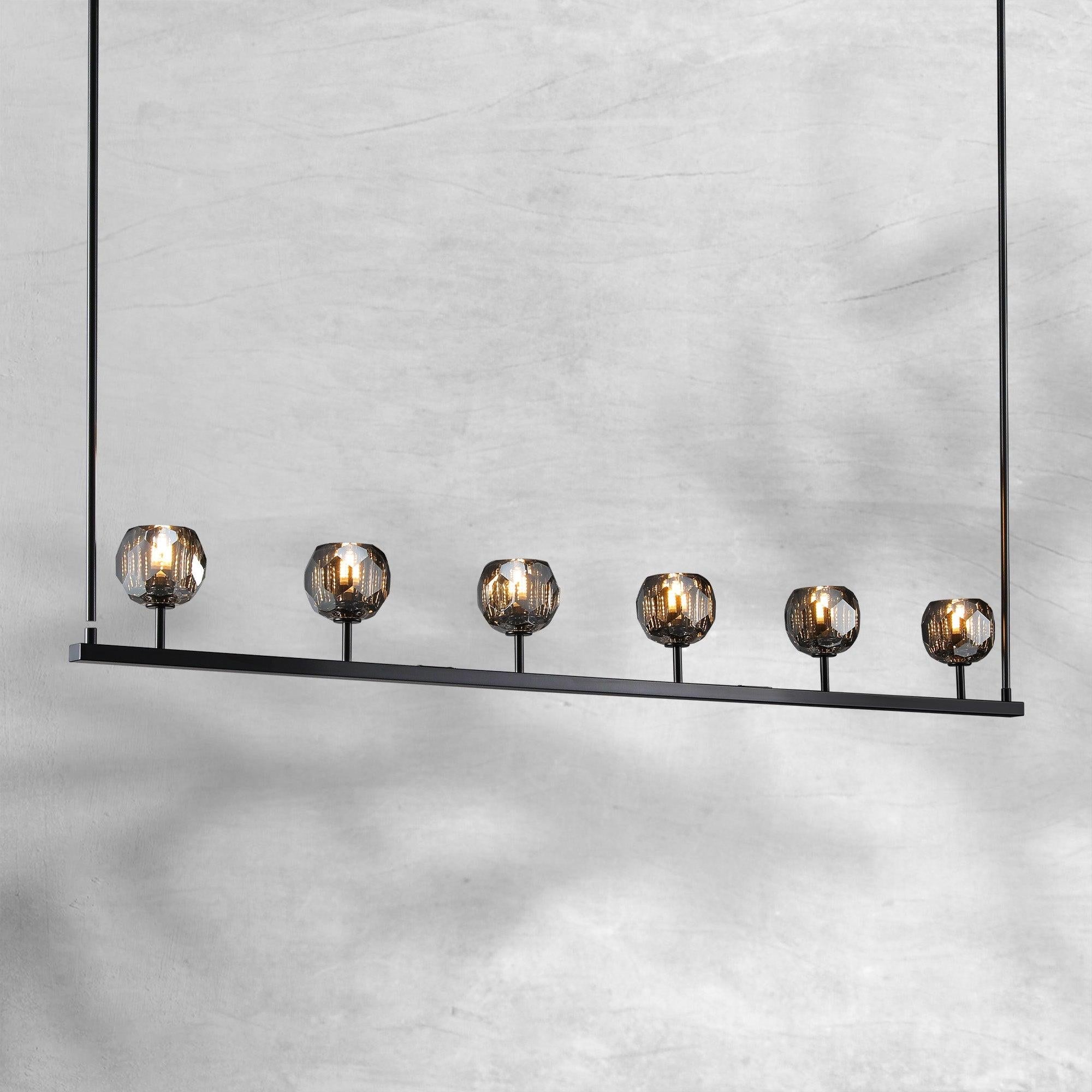 Bruma Ball Linear Chandelier 48” 60"