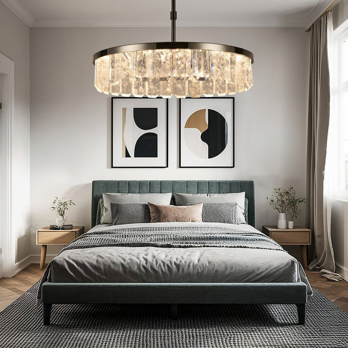 Selene Linear Crystal Chandelier