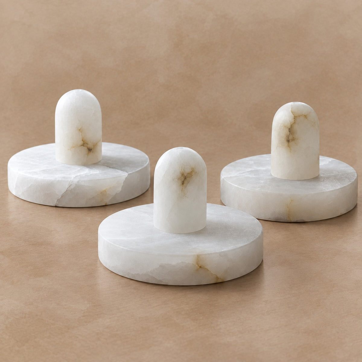Discora Alabaster Disc Minimalist Pendant Light