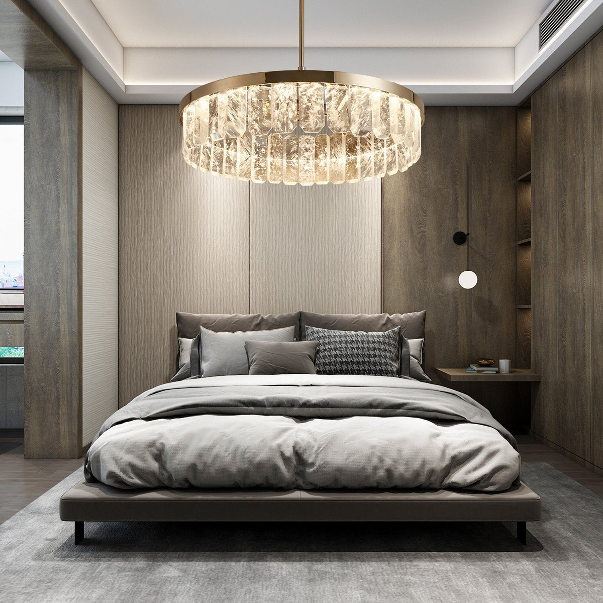 Selene Linear Crystal Chandelier