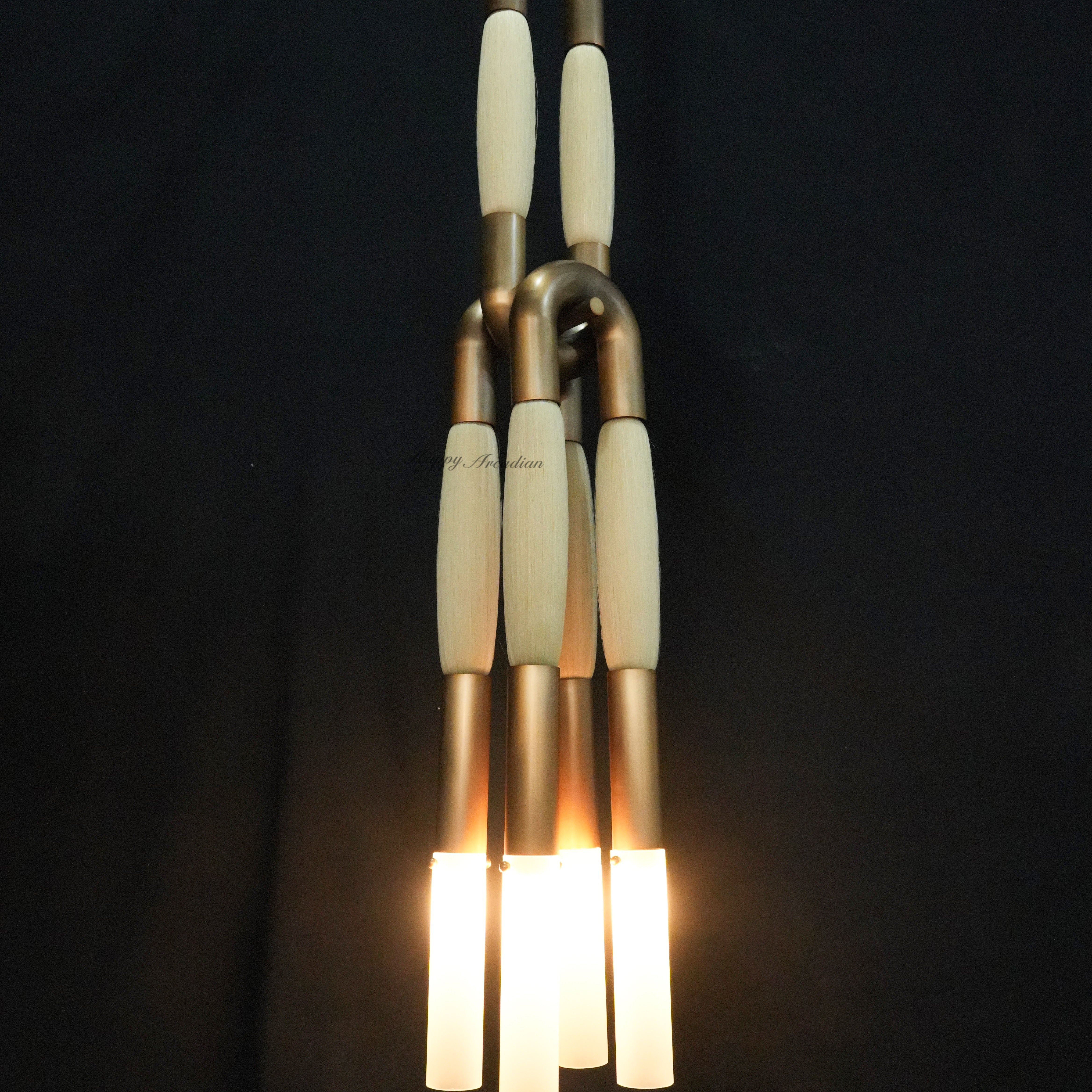 Horsehair Pendant Light