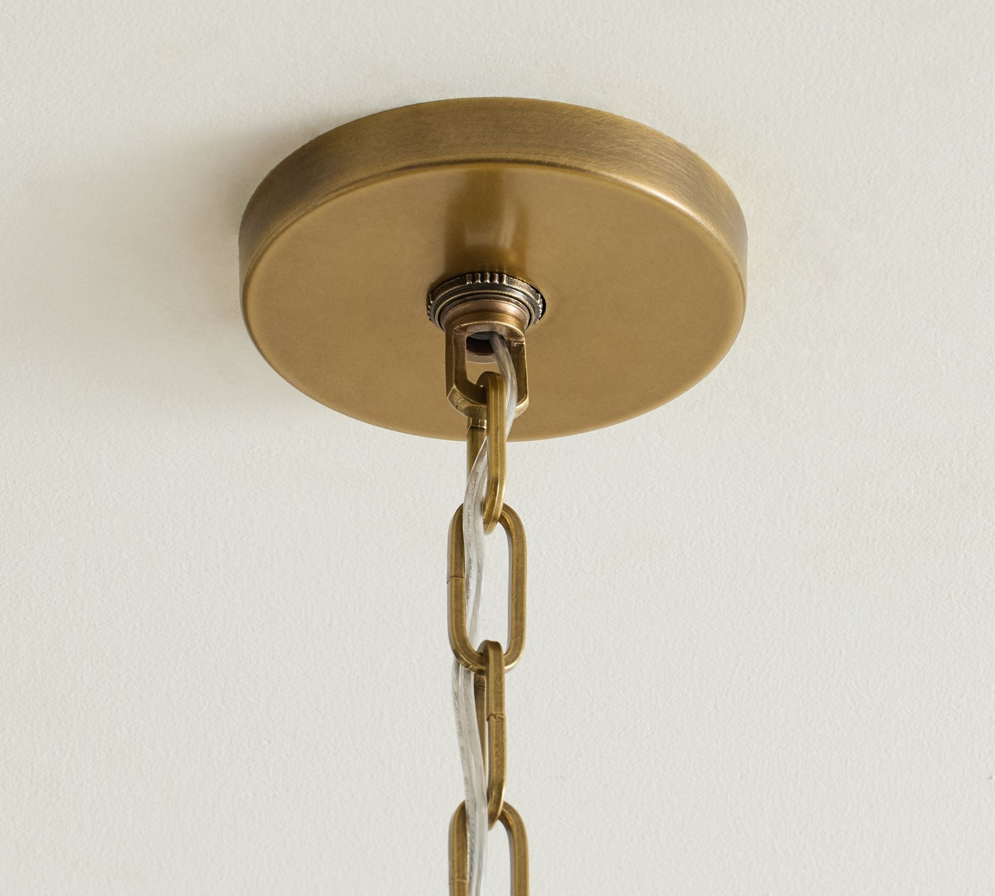 Elizabeth Glass Tapered Pendant (18")