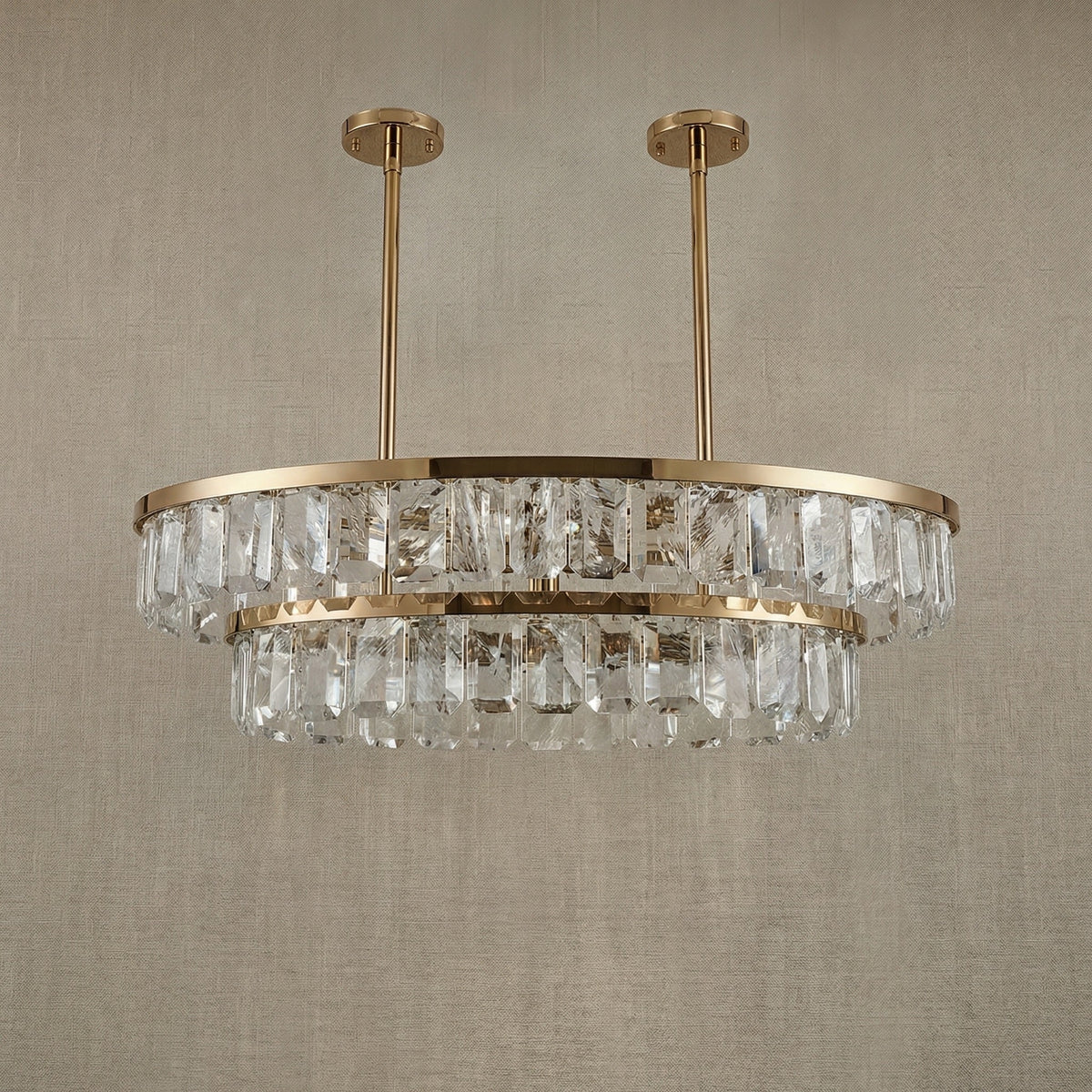 Selene Linear Crystal Chandelier