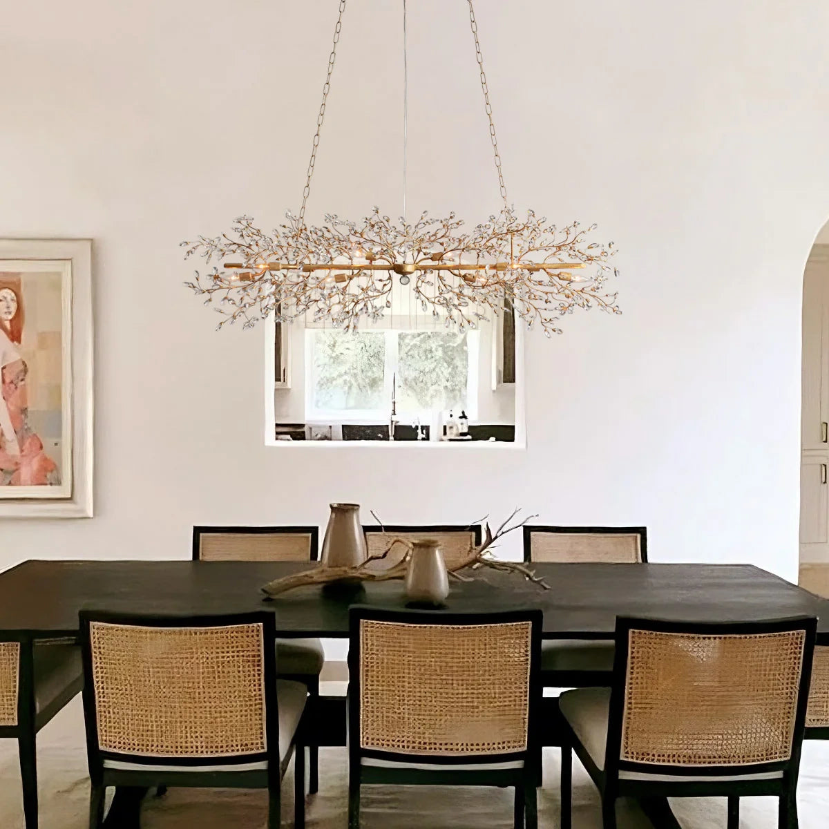 Fiore Colored Linear Chandelier