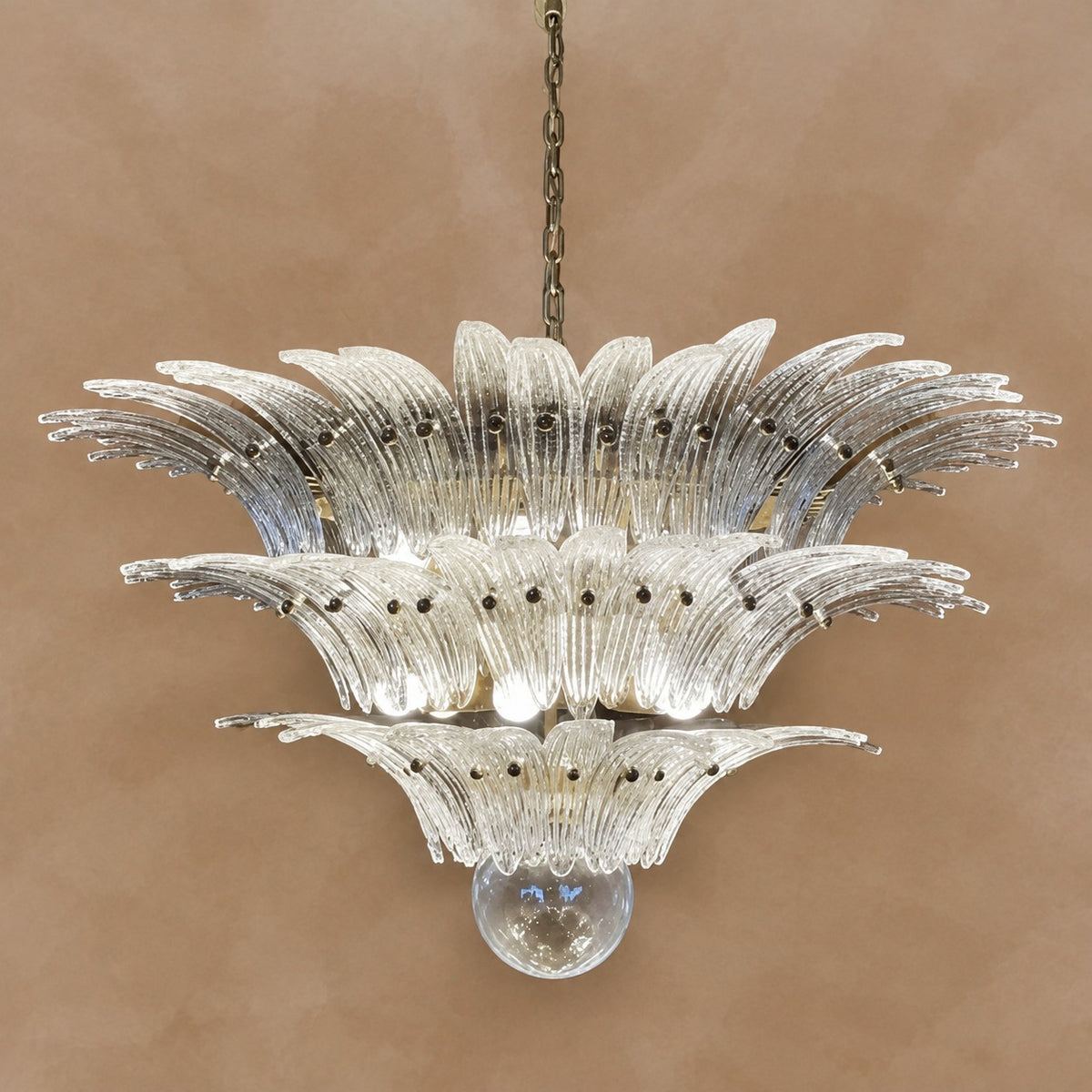 Floralys Sculptural Floral Glass Chandelier 23.6" 31.5" 39.4"
