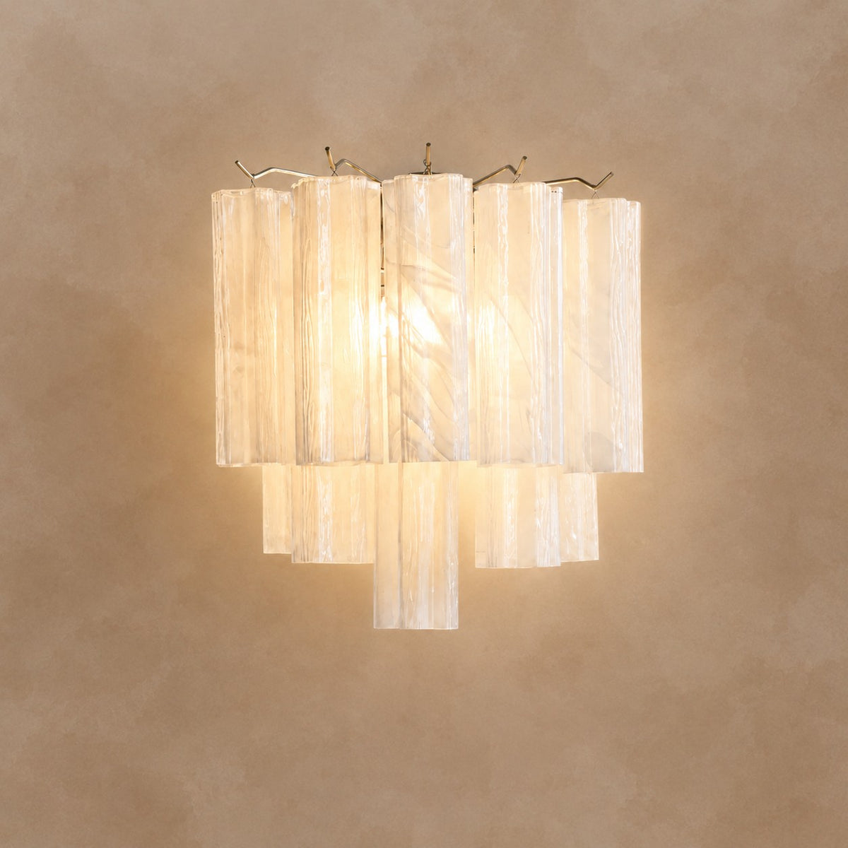 Floravia Murano-Style Glass Wall Sconce