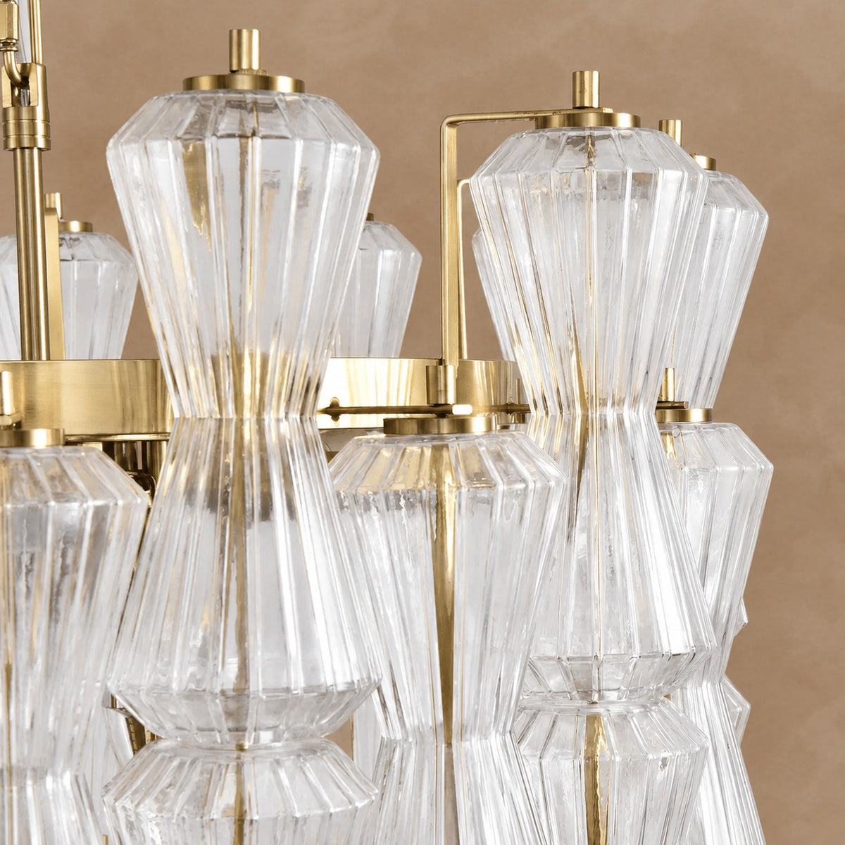 Florenzia Glass Chandelier 25.6"