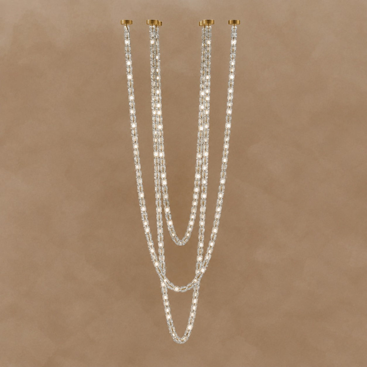 Gabriel Cascade K9 Crystal Chandelier 47.2" 59"