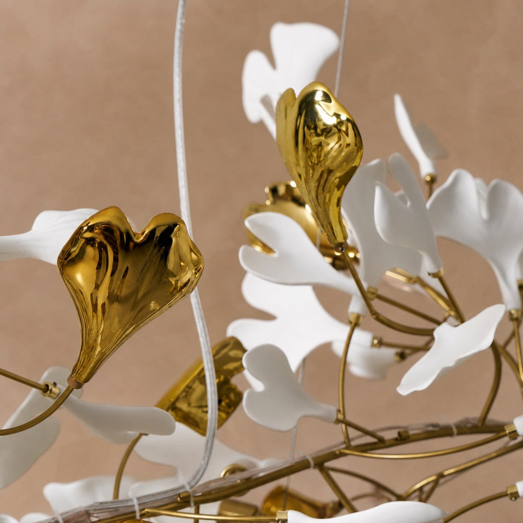 Gingko Combination Chandelier 137.8"