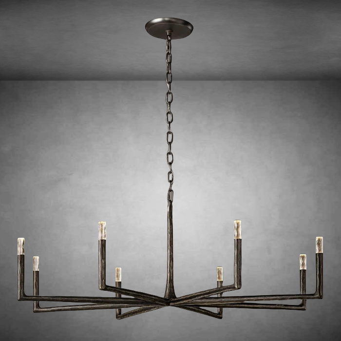 Thalen Forged Round Chandelier 36"48" 60" 72"