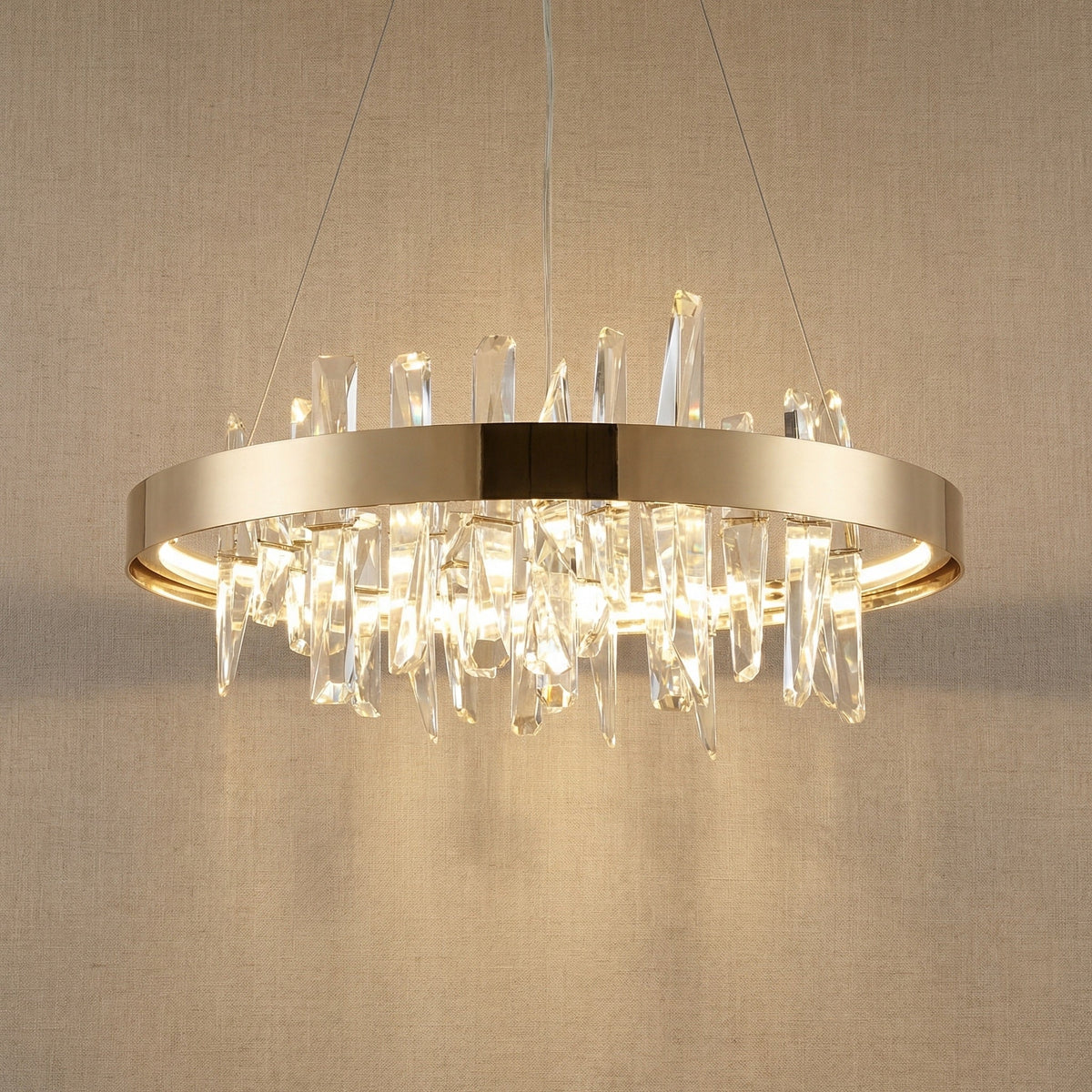 Nora Round Crystal Pendant Light (2)