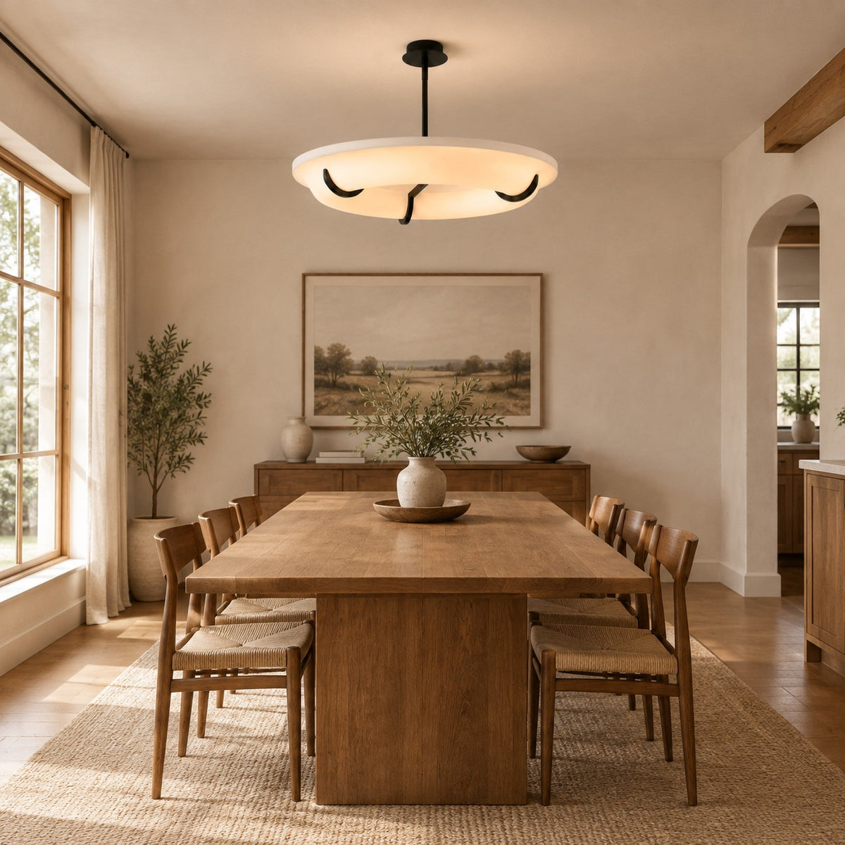 Halo Drift Sculptural Modern Chandelier