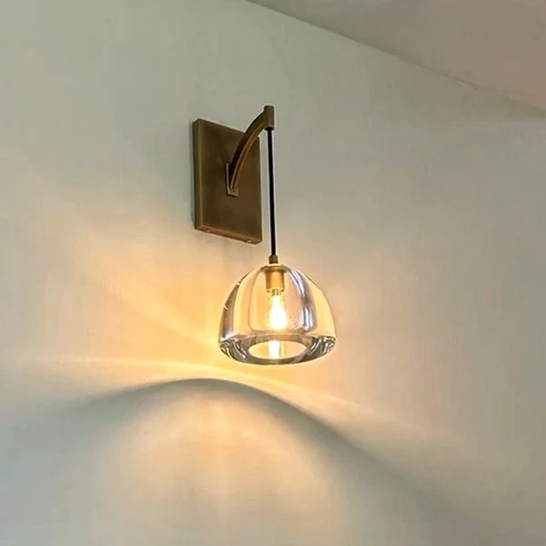 Hemispheae Modern Glass Wall Sconce