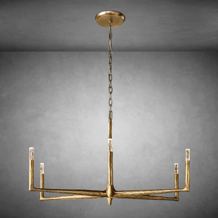Thalen Forged Round Chandelier 36"48" 60" 72"