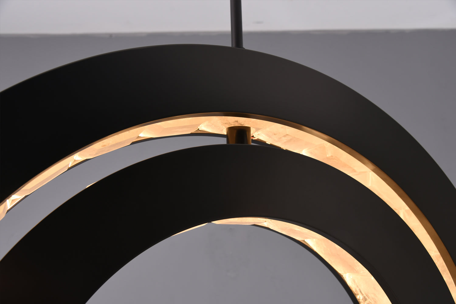 Rosario Bronze Luxury Rock Crystal Pendant Lighting