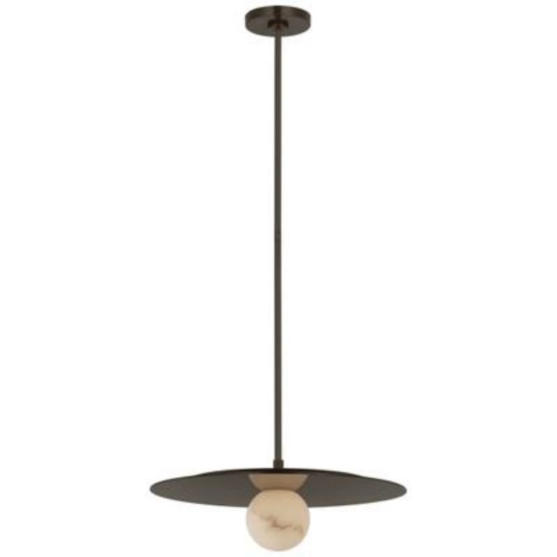 Bobbie Alabaster Indoor Round Ball Pendant Lamp 18'' for Kitchen Island