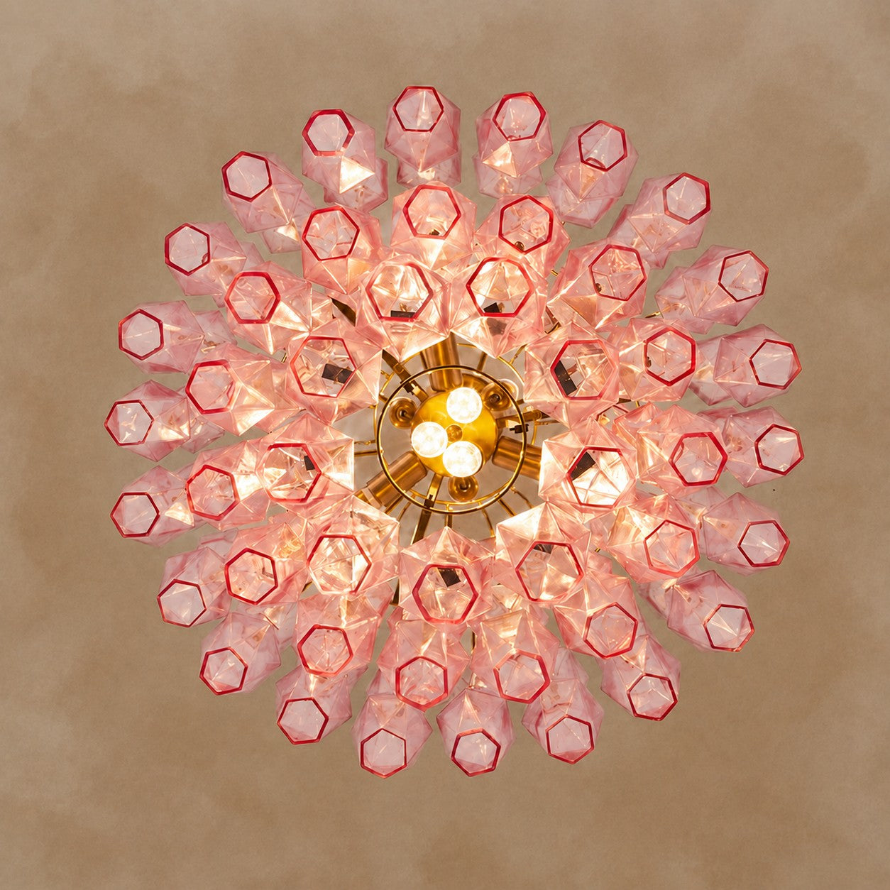 Virelle Cascade Artisan Murano Chandelier 21.7" 25.6"