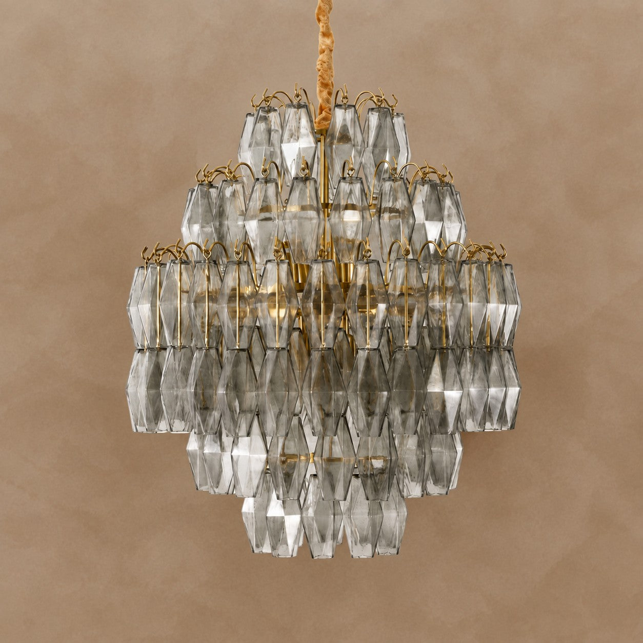 Virelle Cascade Artisan Murano Chandelier 21.7" 25.6"