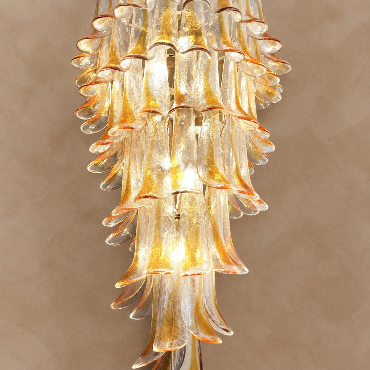 Marigold Glass Chandelier 25.2"