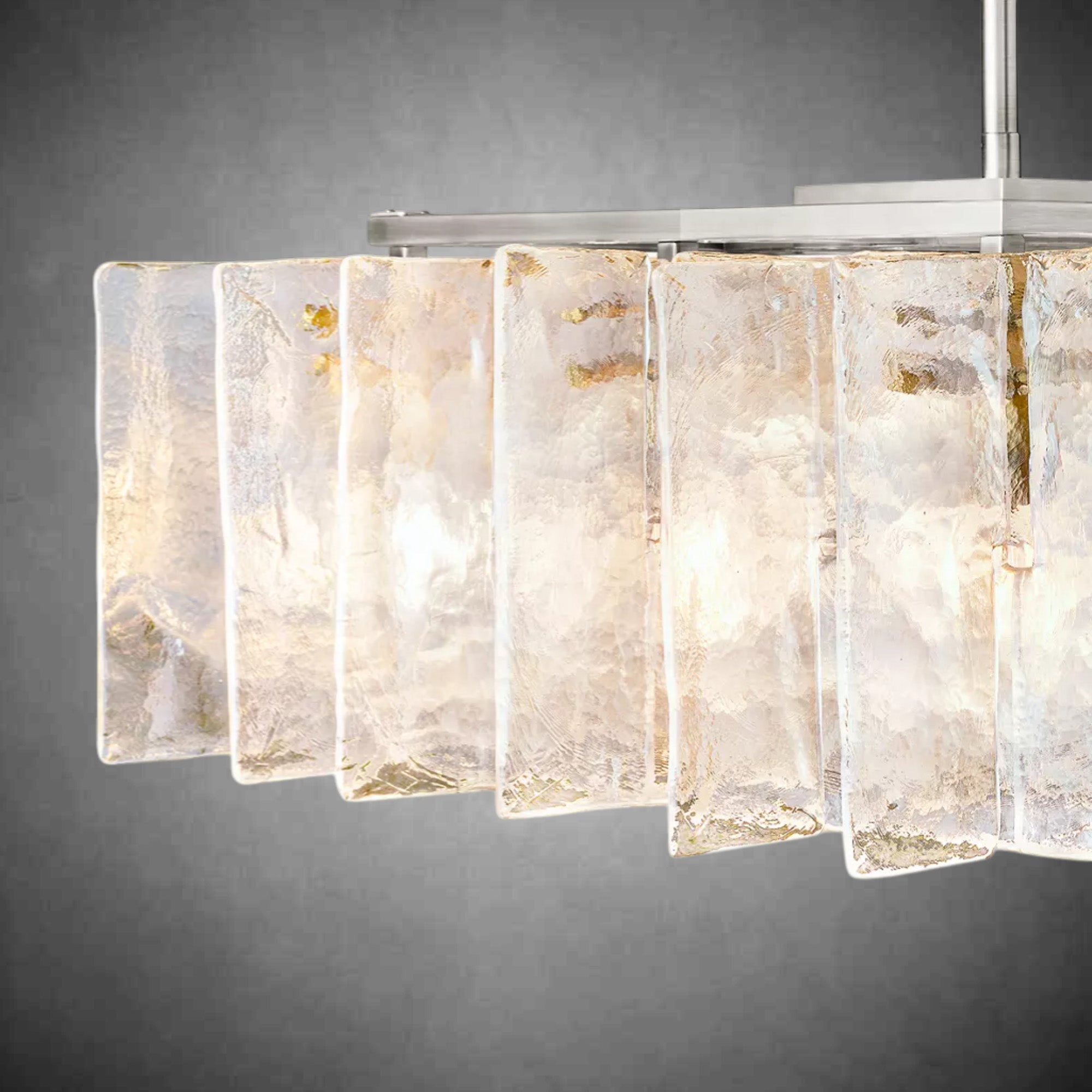 HA Lattice Square Chandelier 36"