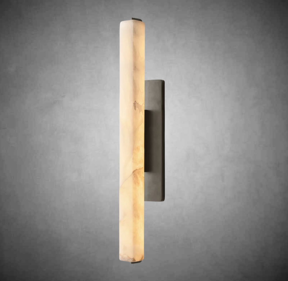 Aurivox Alabaster Single Sconce