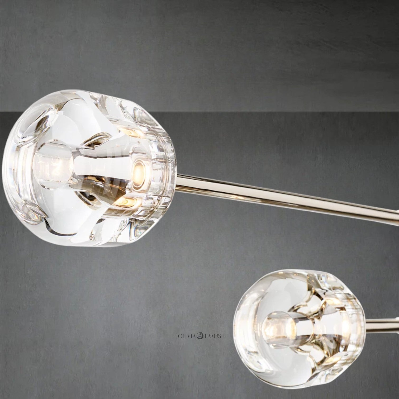 Maelis Mobile Linear Chandelier 54" 72"