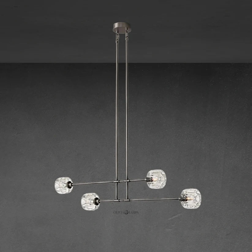 Maelis Mobile Linear Chandelier 54" 72"