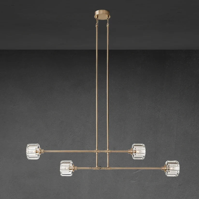 Maelis Mobile Linear Chandelier 54" 72"