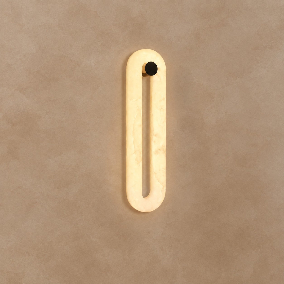 Orelis Spanish Alabaster Minimalist Wall Sconce 15.7" 23.6"