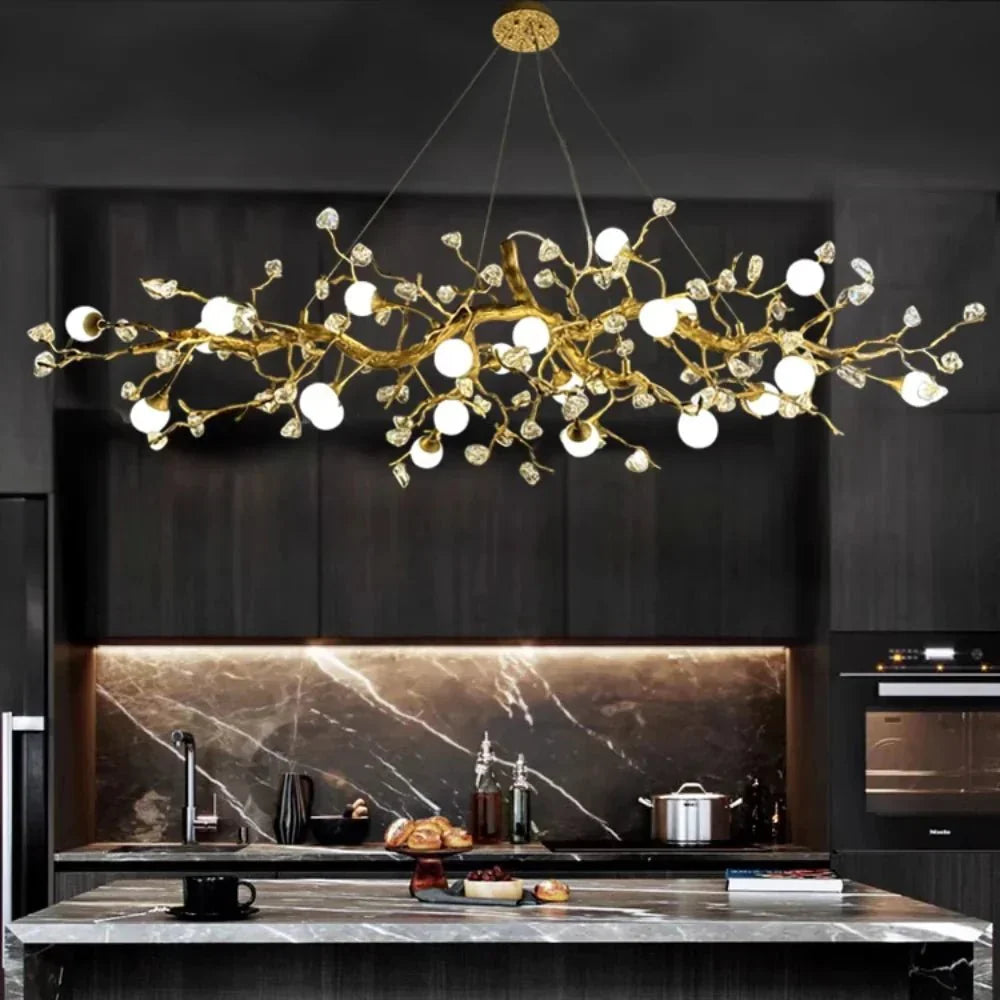 Orgi Statement Linear Branch Chandelier