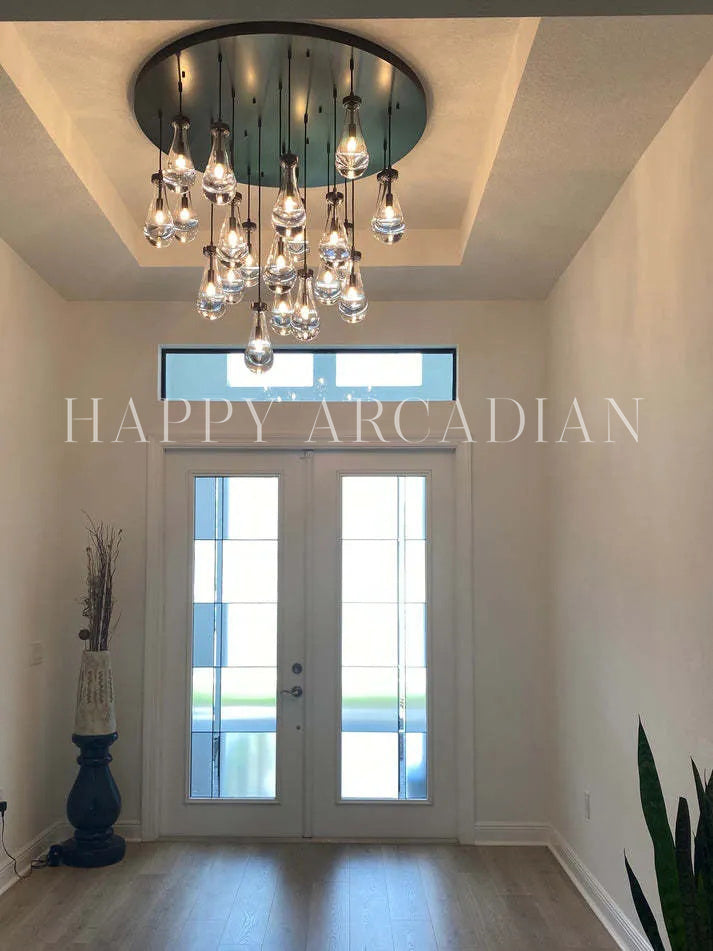HA Raindrop Round Chandelier 47",21-Lights