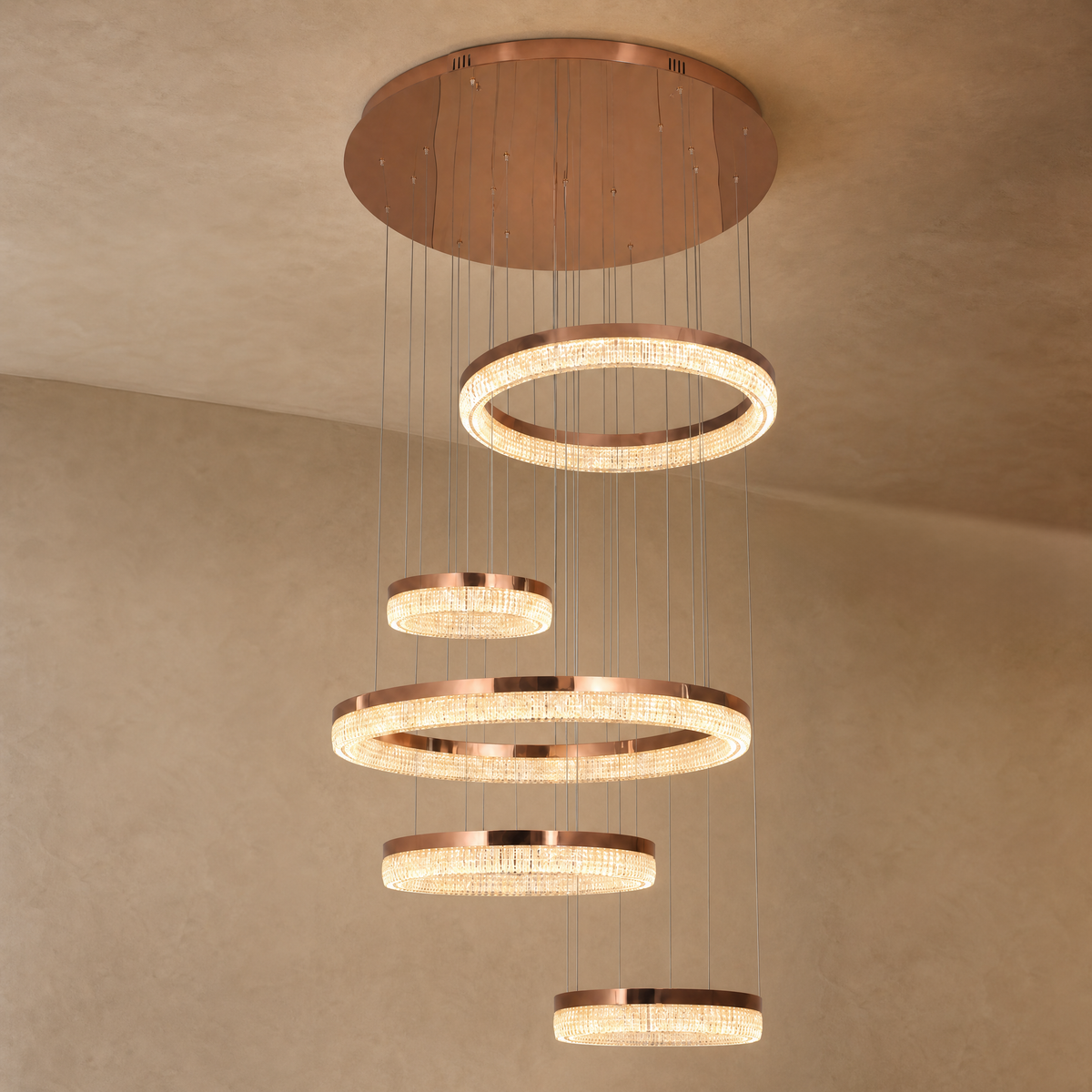 Penombra Ring Cascade Chandelier