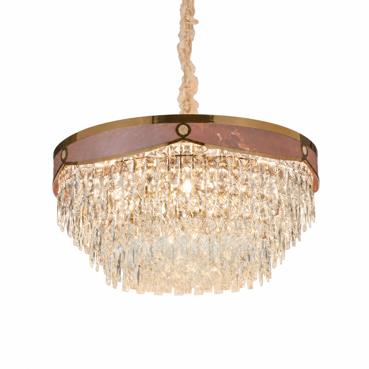 Pietra Crystal Chandelier — product photo