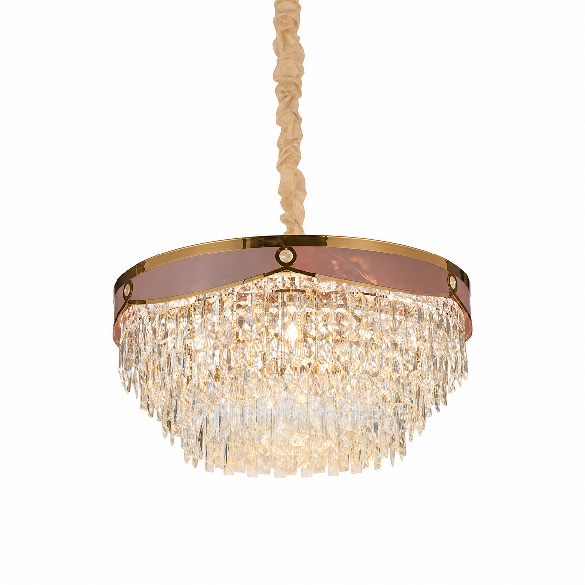 Pietra Crystal Chandelier — product photo