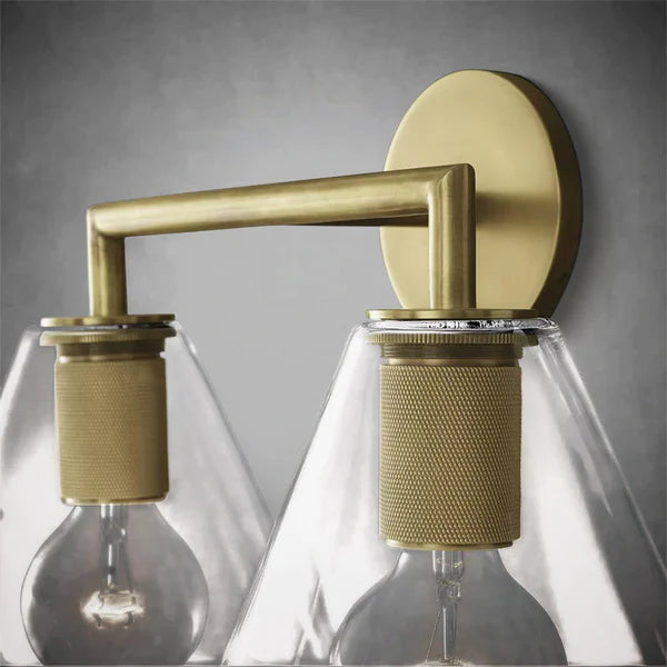 Utilitaive Funnel Shade Double Sconce